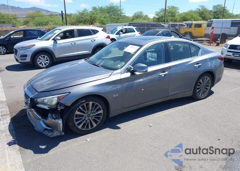 2020 Infiniti Q50 Luxe z USA, uszkodzony, nr VIN JN1EV7AP6LM207925
